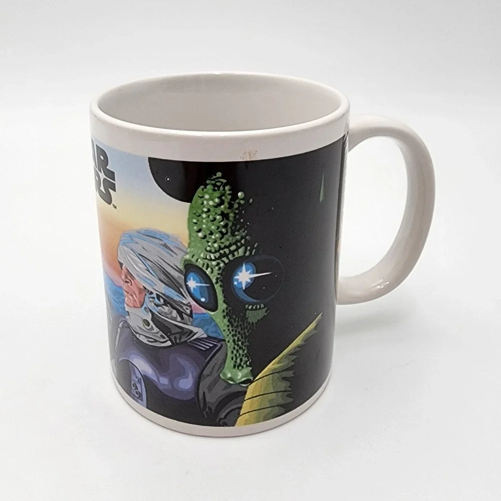 Star‎ Wars Vintage Boba Fett/Creedo and Hans Solo Mugs Set of 2- 2014 Galerie